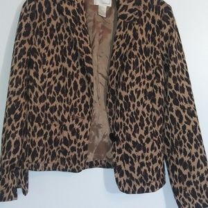 Leopard print Blazer